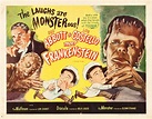 1956 Re-release poster for "Abbot and Costello Meet Frankenstein Bud ...