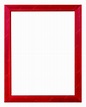 Marco rojo aislado en el estilo vintage de fondo blanco | Foto Premium
