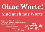 Marien Loha | Ohne Worte! Sind auch nur Worte