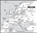 4 Free Full Detailed Printable Map of Europe with Cities In PDF | World ...