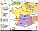 Map Of Occupied France During Ww2