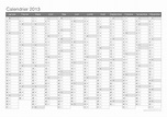 Un calendrier 2013 gratuit et facile à imprimer