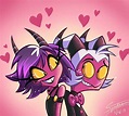 Helluva Boss couple - Moxxie & Millie 😈💜 | Boss wallpaper, Boss tattoo ...