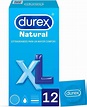 Durex Preservativos Originales Natural Plus Talla XL - 12 condones más ...