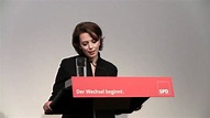 Tülay Schmid in der Liederhalle, Stuttgart bei "SPD ve biz" am 18 ...