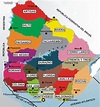 Mapa de Uruguay con Nombres, Departamentos y Capitales 【Para Descargar ...