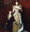 La reina regente María Cristina de Habsburgo y su hijo Alfonso XIII | Museu Nacional d'Art de ...