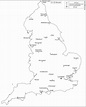 Inglaterra Mapa gratuito, mapa mudo gratuito, mapa en blanco gratuito ...