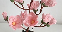 Como tejer Magnolia flor ganchillo