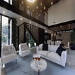 Diseño de interiores casa esquinera salones minimalistas de 4 ...