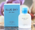 BLUE SKY MEN EAU DE COLOGNE TOILETTE PARFUM PERFUME 3.8 OZ BY EBC ...