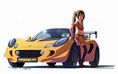 🔥 Download Car Anime Wallpaper Top Background by @zacharye99 | Anime ...