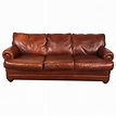 Walter E. Smithe Red Leather Sofa | Chairish