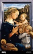 Filippo Lippi, la Virgen y el niño con dos ángeles 1460-1465 temple ...