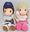 Precious Moments Sports Athletics Dolls Baseball & Golf Boy and Girl 14 ...