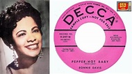 BONNIE DAVIS - Pepper Hot Baby (1955) - YouTube