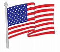 Us flag american flag usa clipart - Clipartix