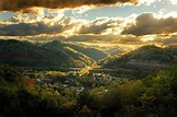 View of Hazard, KY from the top of the mountain. | Hazard in Perry ...
