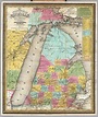 Michigan Early 1800s | Map of michigan, Historical maps, Old maps