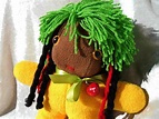 ONE LOVE Wild Hair Reggae Rag Happy Cute DOLL - Collectible Small Soft ...