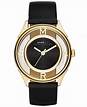 Lyst - Marc By Marc Jacobs Women's Tether Black Leather Strap Watch ...