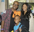 Actor Columbus Short, wife actress Tanee McCall-Short and their son and ...