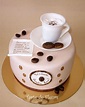 Cup of coffee cake — Birthday Cakes | Coffee cake decoration, Coffee ...