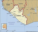 Map of Liberia and geographical facts, Where Liberia is on the world ...
