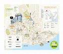 Lisbon Tourist Map With The Major Attractions And Nei - vrogue.co