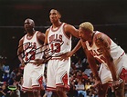 Michael Jordan Chicago Bulls Signed 8.5x11 Photo with Dennis Rodman ...