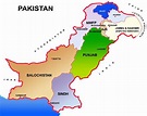 Pakistan Map Showing Provinces and Capital Cities – Travel Around The ...
