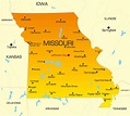 The State Of Missouri Map - Time Zones Map