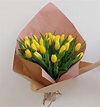 Ramo de 28 tulipanes amarillos - Floristería Rosalía