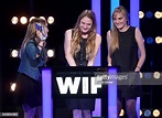 Tessa Wick, Julia Wick and Sarah Wick accept the Crystal Award for ...