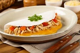 Tapioca rellena de tapioca brasileña y pollo | Foto Premium