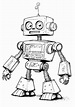 Robot de los 80 - 2 - Robots - Dibujos para colorear para niños