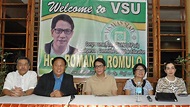 VSU holds PressCon with Cong. Romulo | Visayas State University