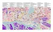 Mapa grande turística detallada de la ciudad de Hamburgo | Hamburgo ...