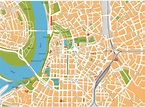 Dusseldorf vector map | Order and download Dusseldorf vector map