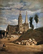 La Cathédrale de Chartres par Camille Corot - Musée du Louvre (Paris ...