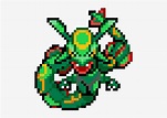 Download Rayquaza - Pixel Art Pokemon Rayquaza - HD Transparent PNG ...