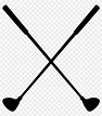 Crossed Golf Club Clipart Free Clipart Images - Golf Club Black And ...