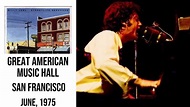 Billy Joel - Live at the Great American Music Hall (June 1975) - Best ...