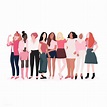 Group of strong women vector | free image by rawpixel.com / Aum Photos ...