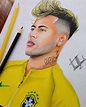 Dibujos De Neymar A Lapiz / Pin by mai on CRISTIANO RONALDO | Pencil ...