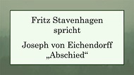 Joseph von Eichendorff „Abschied" - YouTube