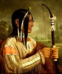 "Portrait of an Indian with bow and arrow", Paul Kane (1810–1871 ...