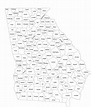 Printable Georgia Map With Counties | Images and Photos finder