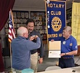 Joe Galletta receives Oxford Hills Rotary Club award