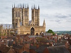 Fondos de pantalla Catedral de Lincoln, Inglaterra 1920x1200 HD Imagen